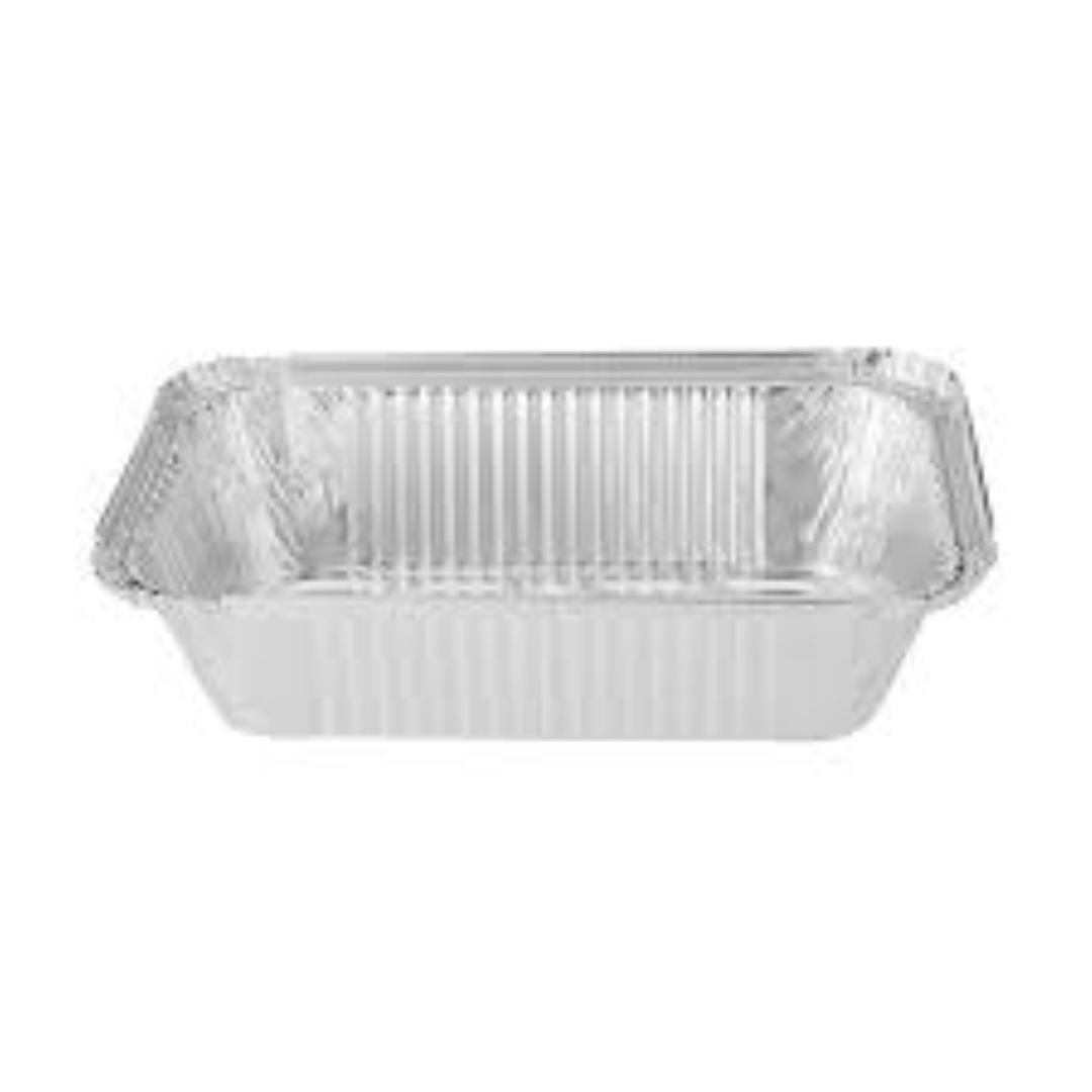 TECHPAK ALUMINIUM FOIL DISHES+LID 890CC